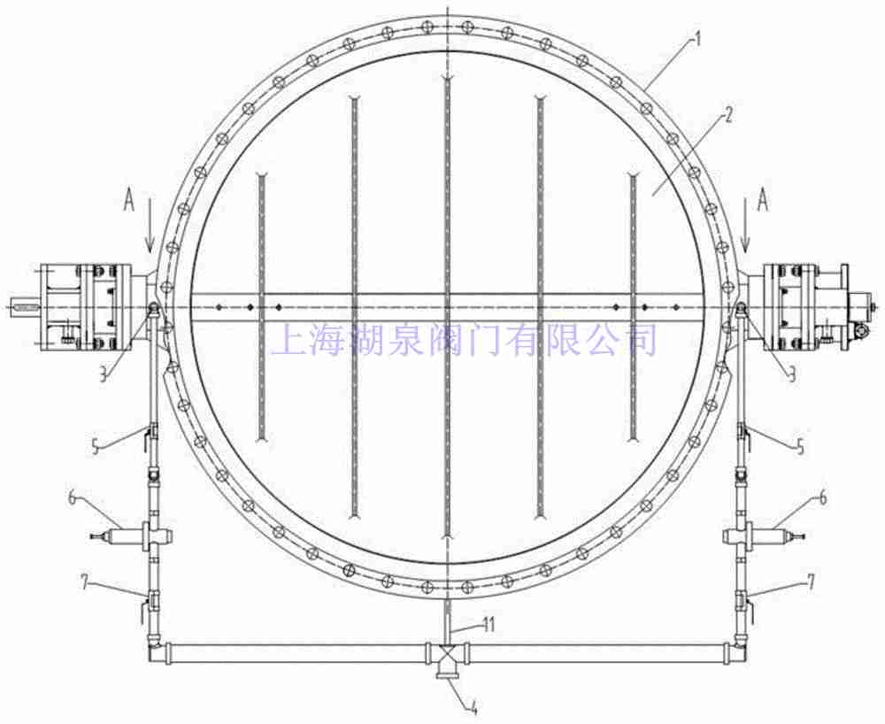 高溫通風蝶閥D341H、D341W