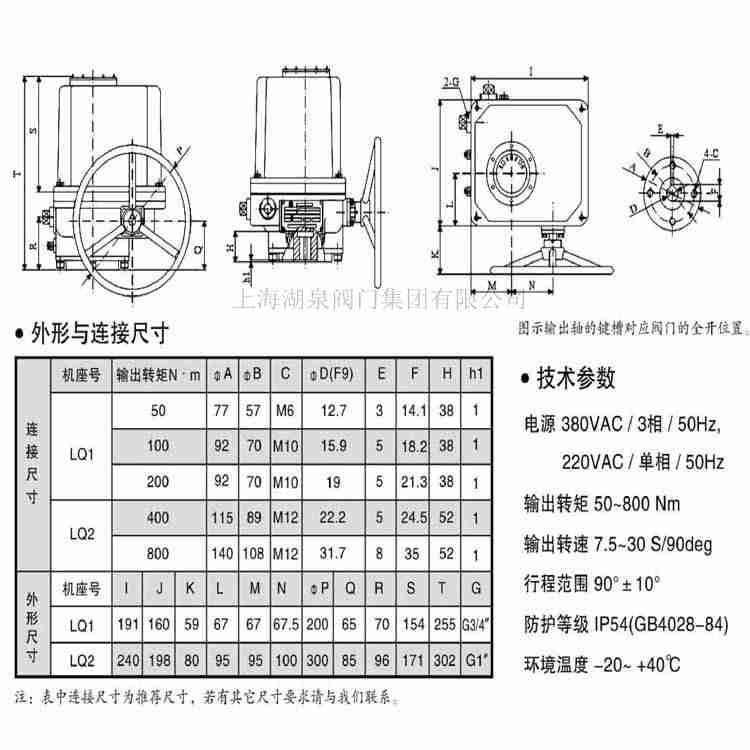lq20-1閥門電動裝置