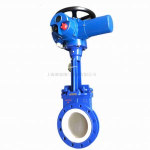 電動刀閘閥DMZ973X-10Q   DN200泥漿、空氣、渣