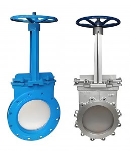 刀型閘閥 PZ73X—10R  DN100 PN10（配反法蘭、