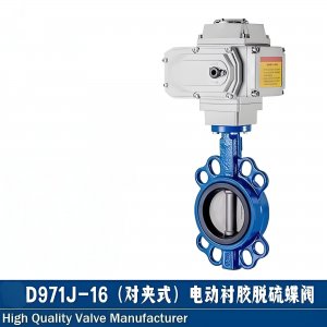 電動(dòng)蝶閥D971J-16P\DN350\DN400襯膠耐腐蝕、密